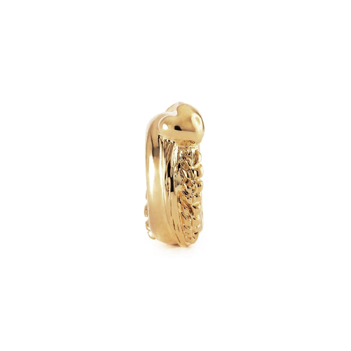 Stop Trollbeads Cuore del Raccolto in argento placcato oro MISURA UNICA