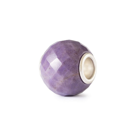 Beads Trollbeads Giada Viola in vetro rotondo sfaccettato MISURA UNICA