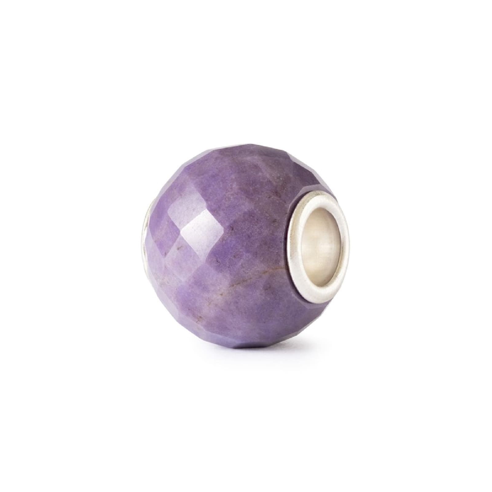 Beads Trollbeads Giada Viola in vetro rotondo sfaccettato MISURA UNICA