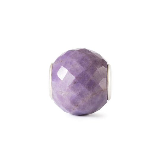 Beads Trollbeads Giada Viola in vetro rotondo sfaccettato MISURA UNICA
