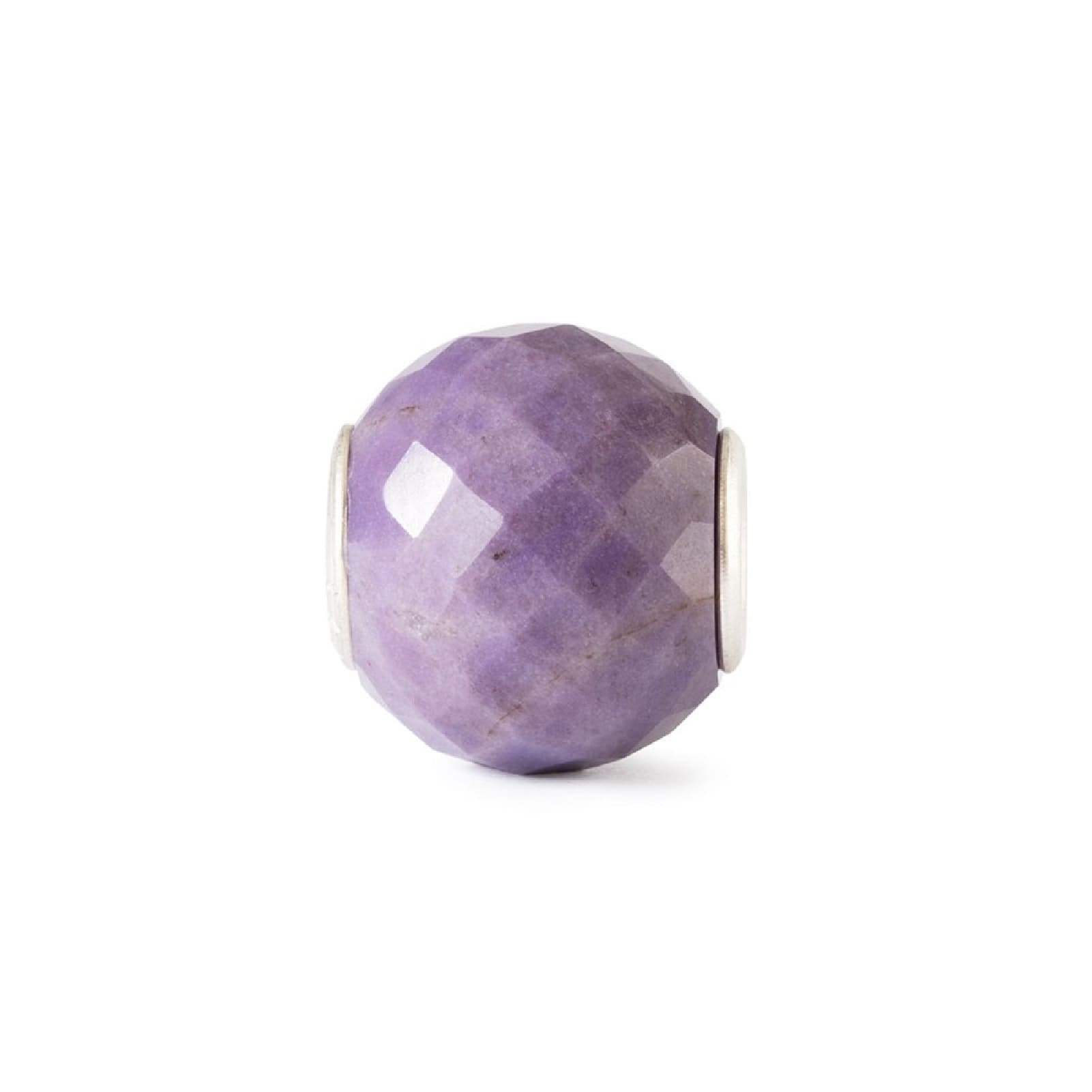 Beads Trollbeads Giada Viola in vetro rotondo sfaccettato MISURA UNICA