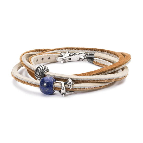 Beads da donna Trollbeads con pietra lapislazzuli rotonda MISURA UNICA