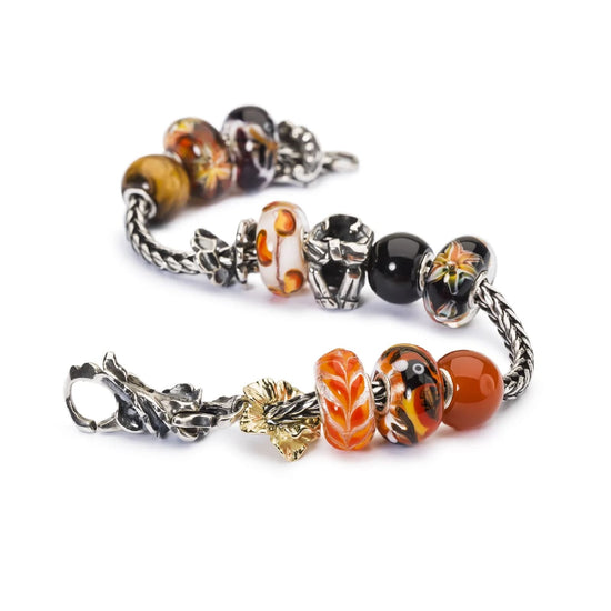 Beads da donna Trollbeads con onice rosso rotondo MISURA UNICA