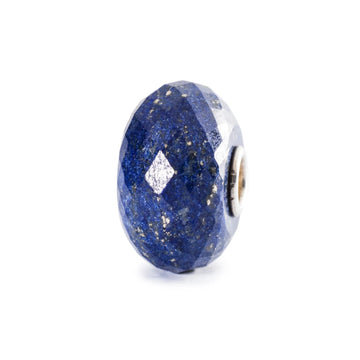 Beads Trollbeads con pietra di lapislazzuli sfaccettata MISURA UNICA