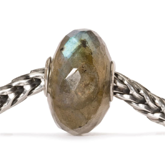 Beads Trollbeads con pietra di labradorite sfaccettata MISURA UNICA