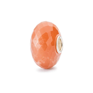 Beads Trollbeads con pietra di luna rosa sfaccettata MISURA UNICA