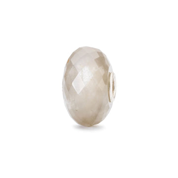 Beads donna Trollbeads pietra di luna grigia sfaccettata MISURA UNICA