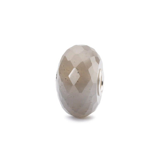 Beads donna Trollbeads pietra di luna grigia sfaccettata MISURA UNICA