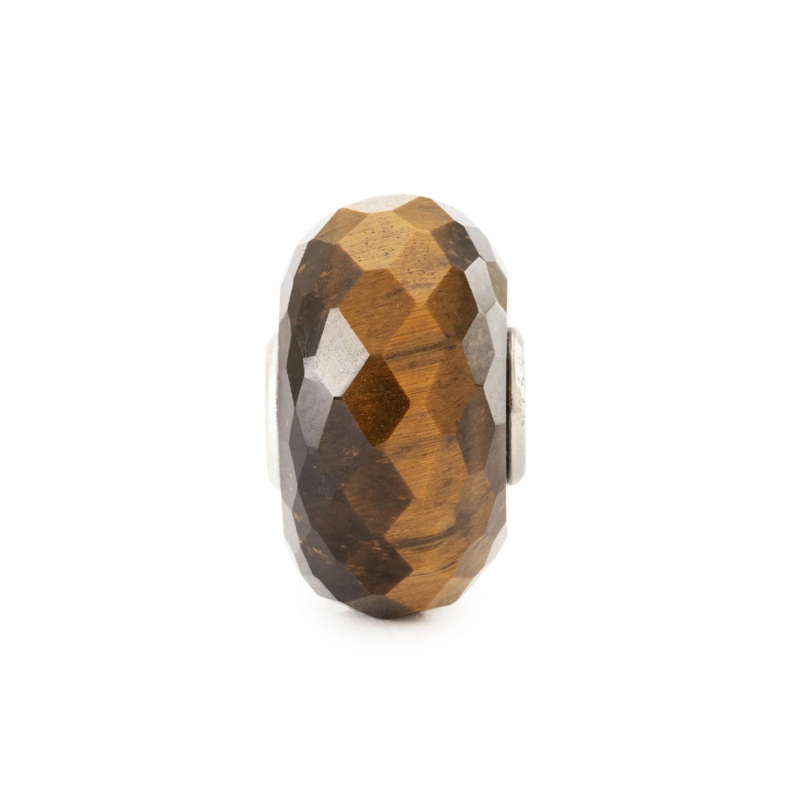 Beads Trollbeads con occhio di tigre giallo sfaccettato MISURA UNICA