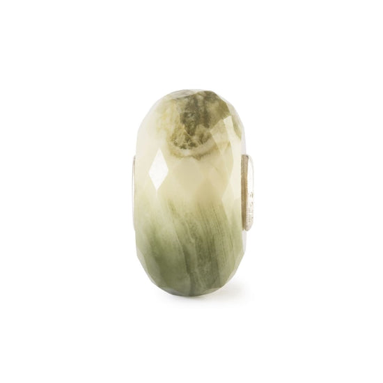 Beads Trollbeads in argento e con calcite giallo-verde MISURA UNICA