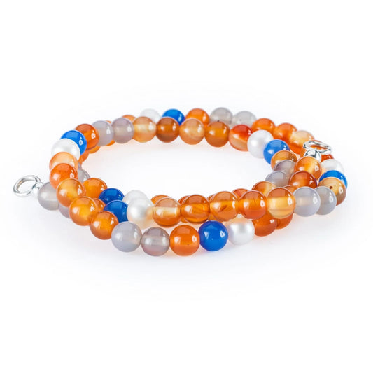Collana Trollbeads Dream of unity con pietre multicolore MISURA UNICA