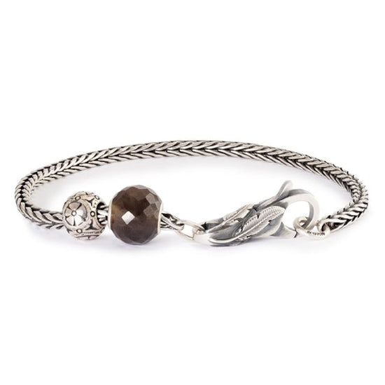 Bracciale Trollbeads Start Piuma di Fenice in argento 18 cm