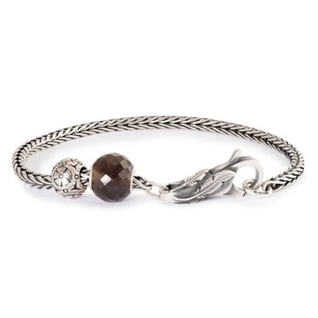 Bracciale Trollbeads Start Piuma di Fenice in argento 18 cm