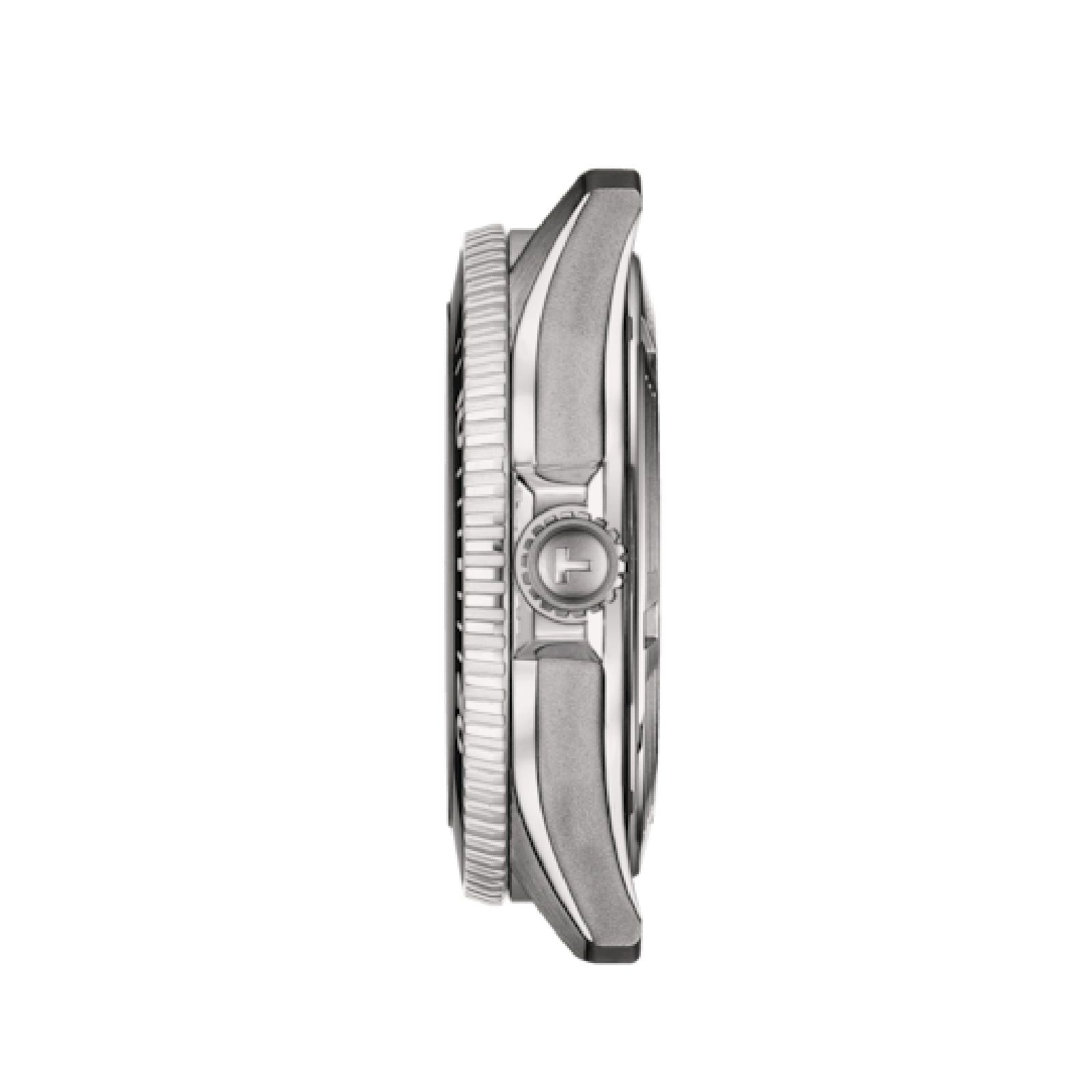 Orologio automatico uomo Tissot T-Sport in acciaio quadrante turchese 40 mm T1208071109100-3