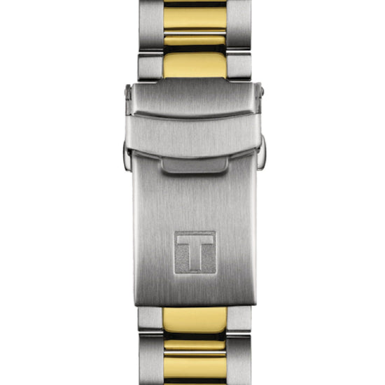 Orologio automatico uomo Tissot T-Sport in acciaio dorato quadrante nero 40 mm T1208072205100-4