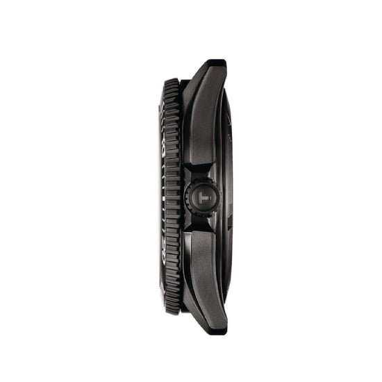Orologio automatico uomo Tissot T-Sport in acciaio nero quadrante nero 40 mm T1208073305100-3
