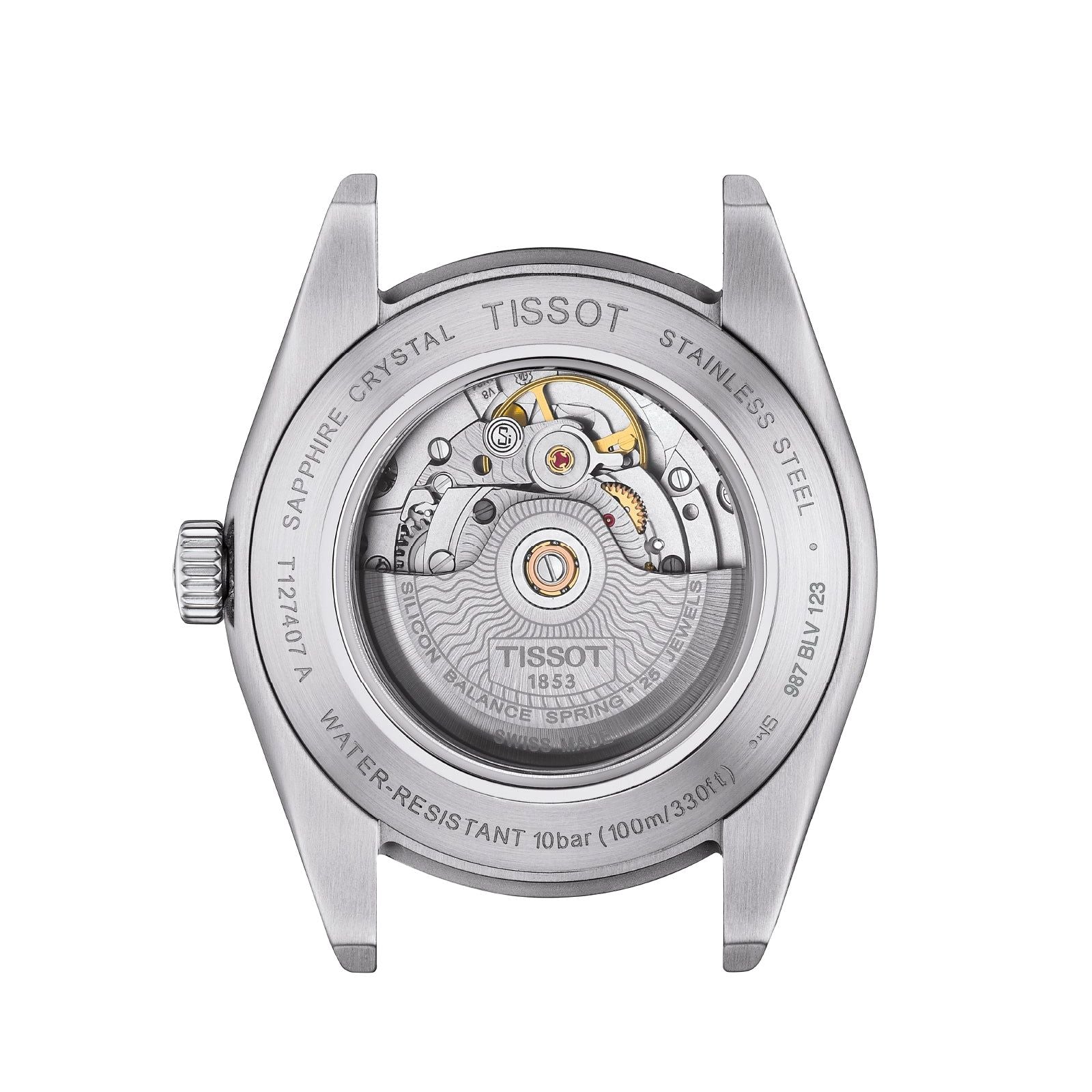 Orologio auto uomo Tissot T-Classic cassa bracciale acciaio 40mm T1274071135100-2