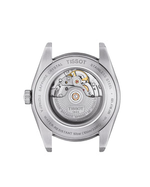 Orologio automatico della collezione Tissot T-Classic Powermatic 80 Silicium da uomo cassa 40mm e bracciale in acciaio T1274071135100