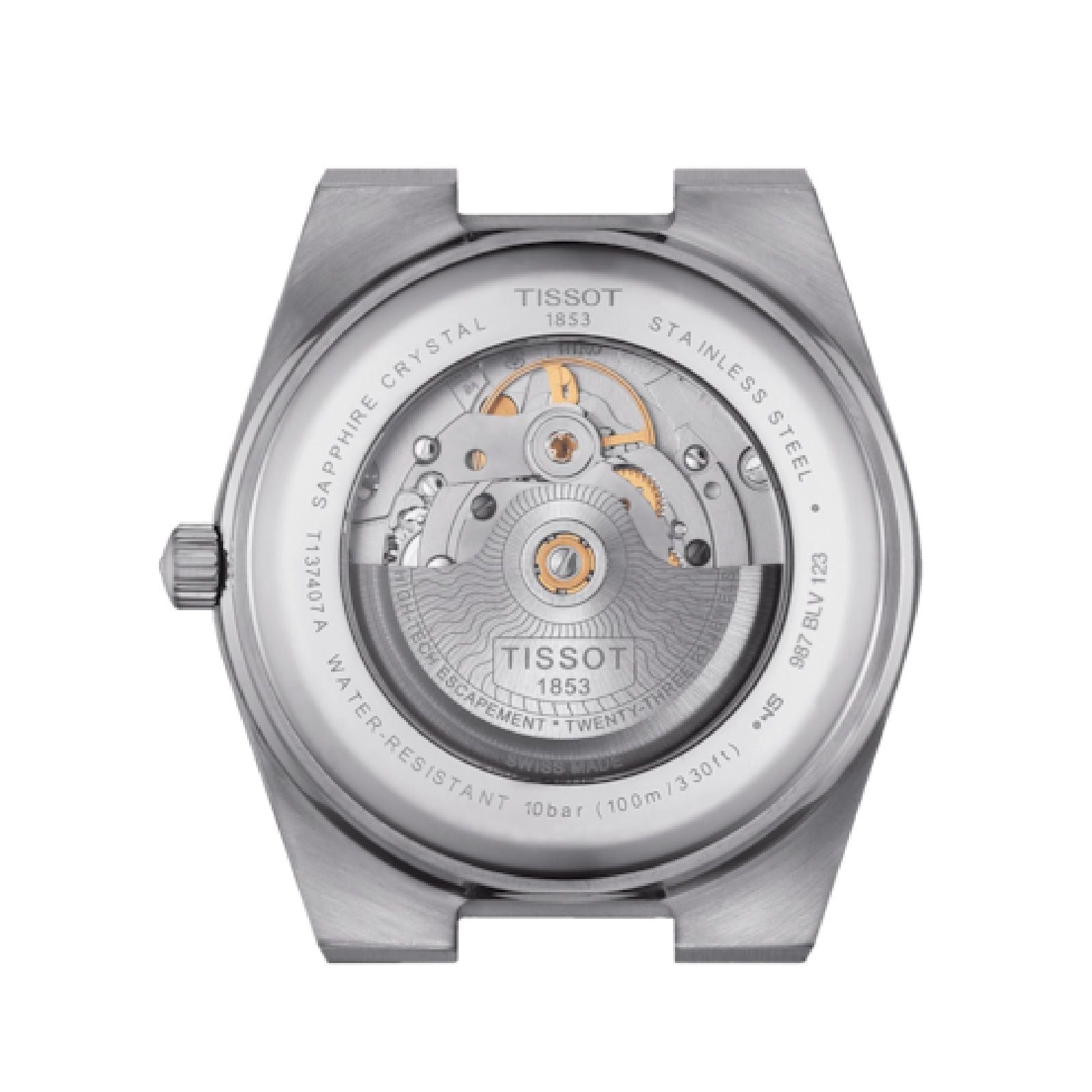 Orologio uomo Tissot PRX Powermatic 80 acciaio quadrante verde 40 mm T1374071109101-2