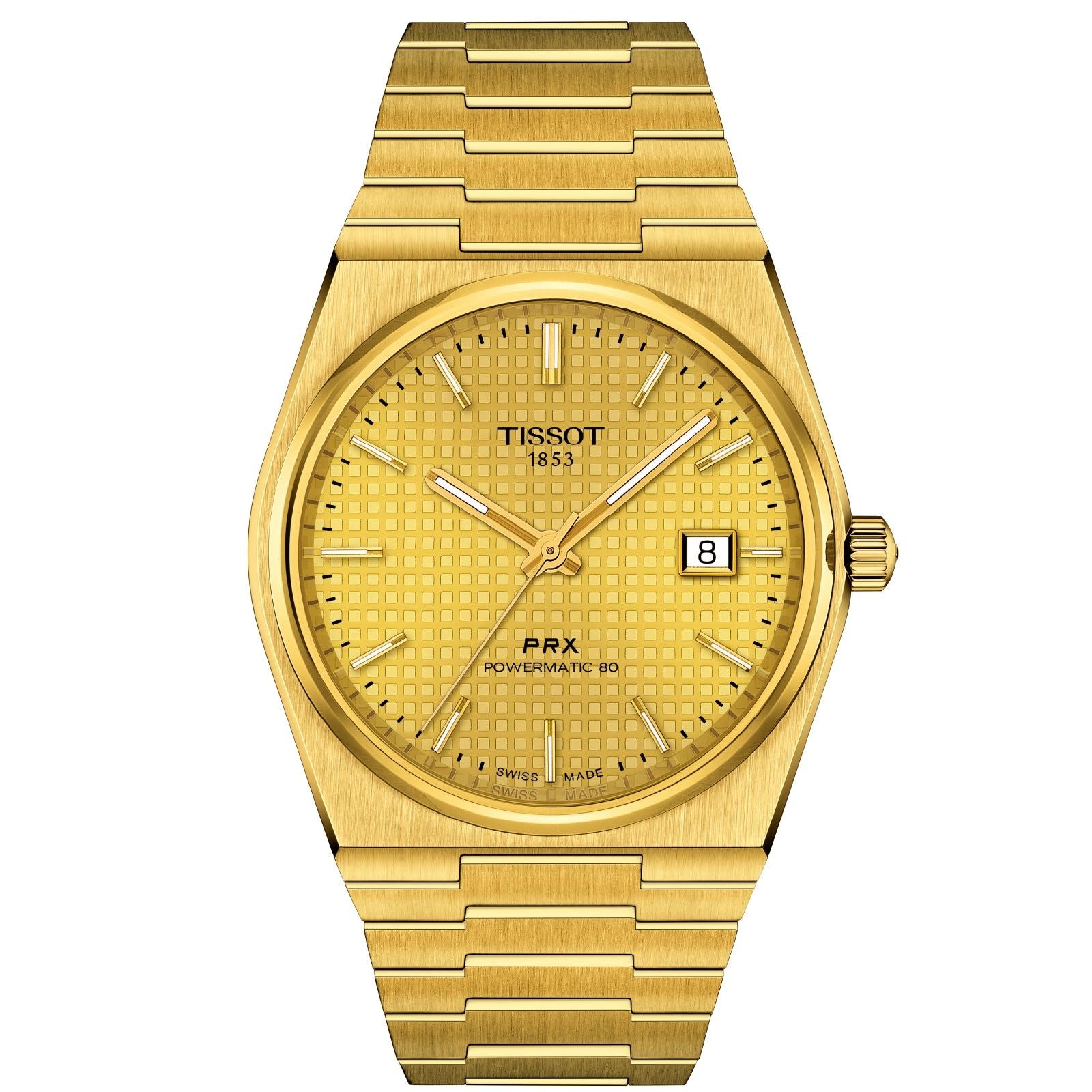 Orologio uomo auto Tissot T-Classic cassa bracciale acciaio oro 40mm T1374073302100-1