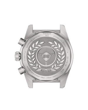 Orologio cronografo da uomo Tissot T-Sport PR516 con cassa 40 mm e bracciale in acciaio quadrante blu T1494171104100