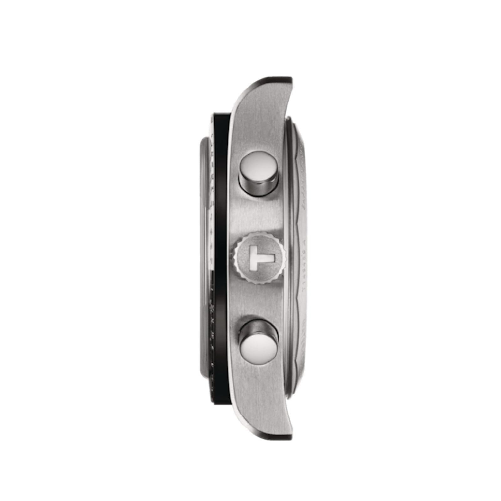Orologio crono meccanico uomo Tissot T-Sport in acciaio quadrante nero 41 mm T1494592105100-3