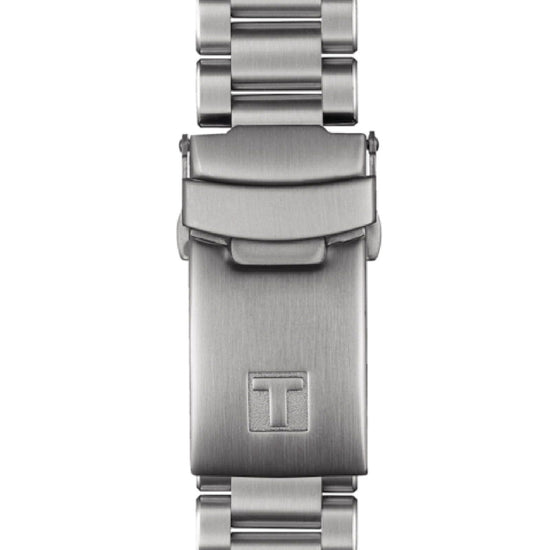 Orologio crono meccanico uomo Tissot T-Sport in acciaio quadrante nero 41 mm T1494592105100-4