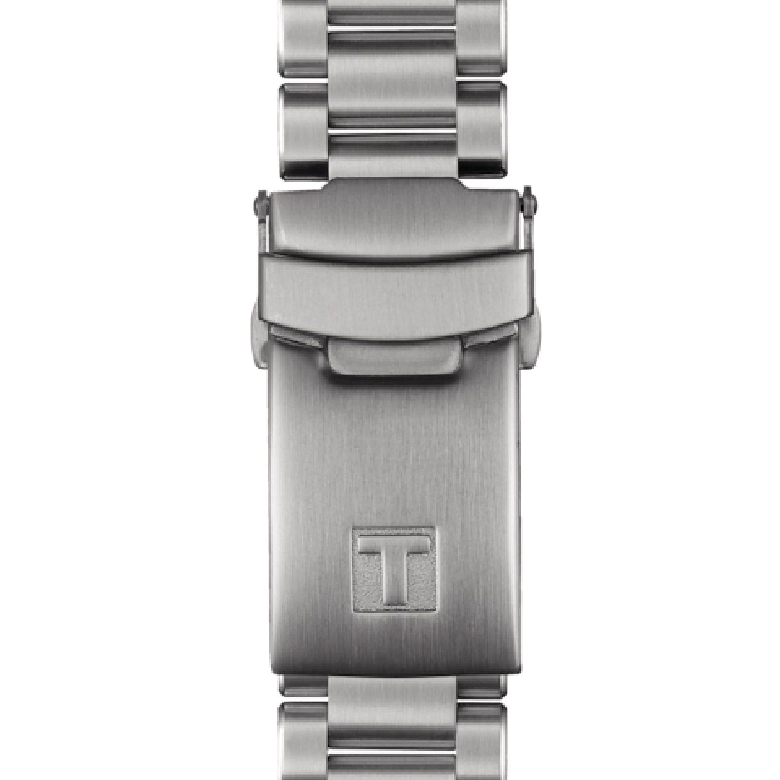 Orologio crono meccanico uomo Tissot T-Sport in acciaio quadrante nero 41 mm T1494592105100-4
