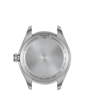 Orologio solo tempo della collezione Tissot T-Classic PR 100 unisex con cassa 34mm e bracciale in acciaio movimento quarzo T1502101103100