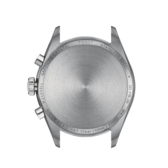 Orologio crono uomo Tissot T-Classic PR 100 in acciaio quadrante verde 40 mm T1504171109100-2