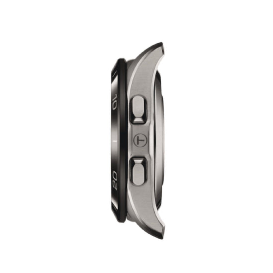 Orologio Connect Solar uomo Tissot T-Touch in titanio con cinturino silicone arancione 43,75 mm T1534204705102-3