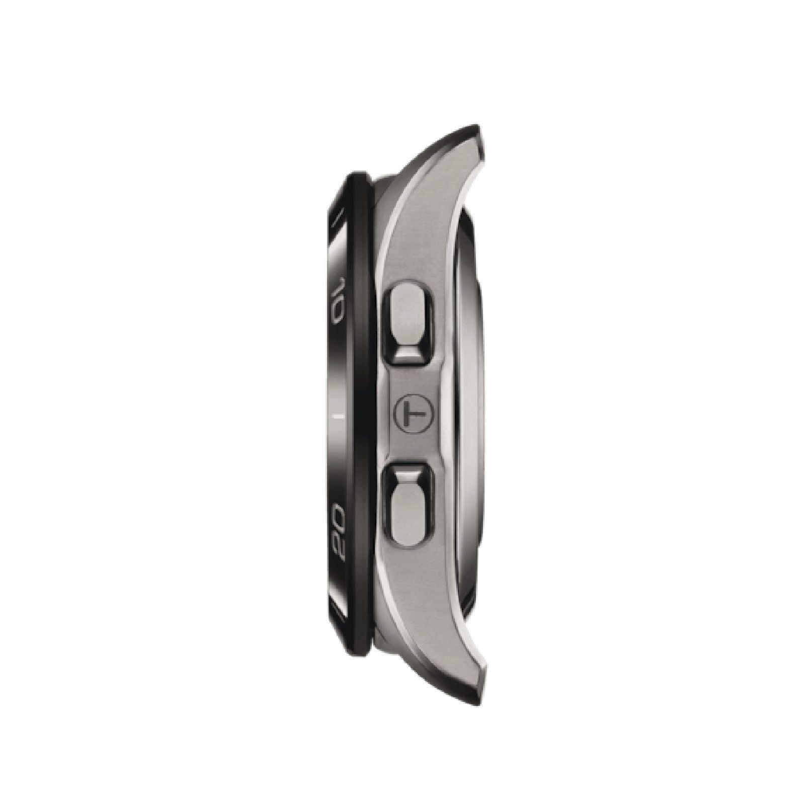 Orologio Connect Solar uomo Tissot T-Touch in titanio con cinturino silicone arancione 43,75 mm T1534204705102-3
