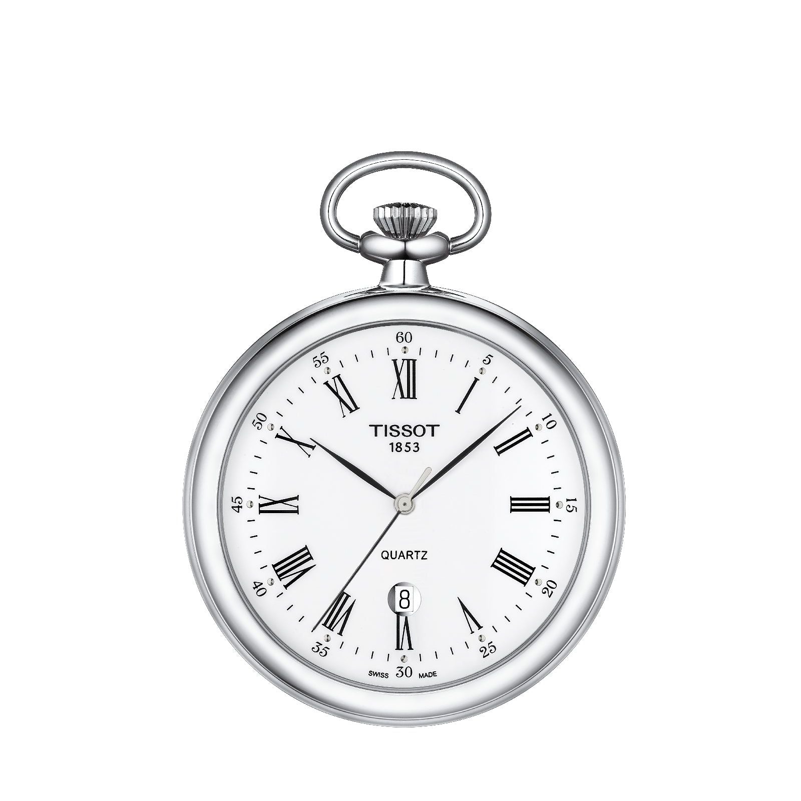 Orologio da tasca Tissot T-Pocket unisex acciaio cassa 49mm T82655013-1