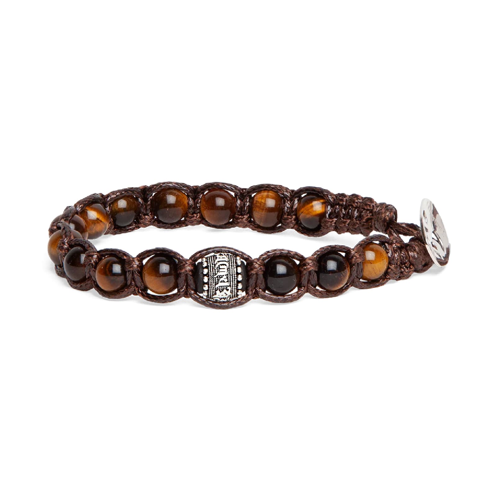 Bracciale Tamashii Ruota della preghiera con occhio di tigre REGOLABILE