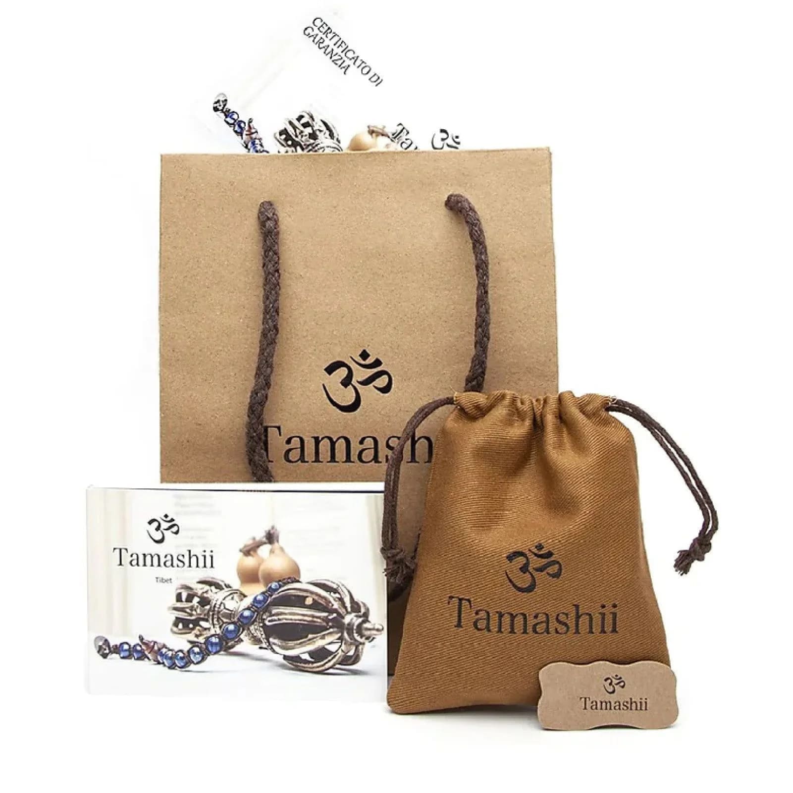 Bracciale cordino Tamashii Essenza Calabash con agata verde REGOLABILE