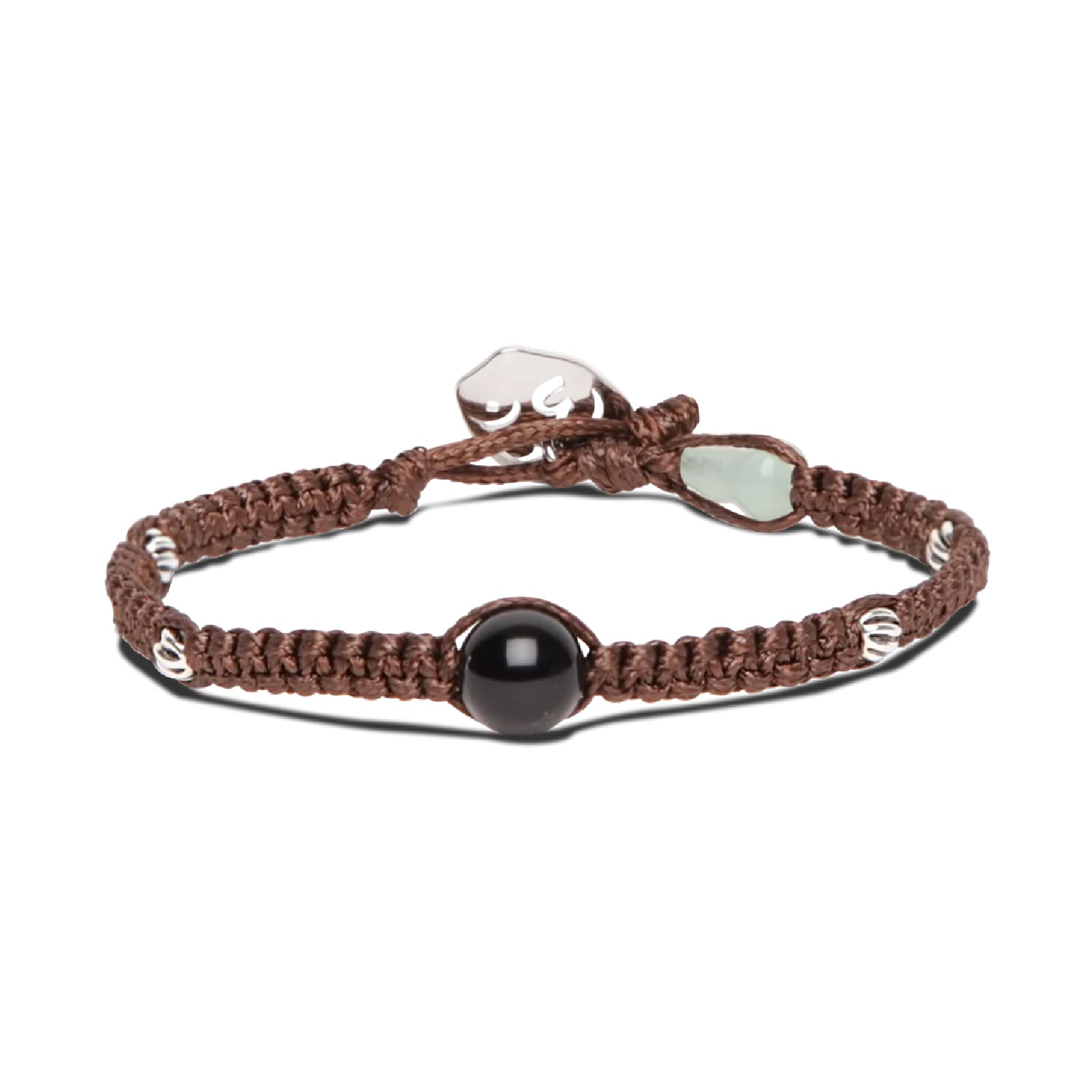Bracciale Tamashii con Calabash in Giada e pietra di Onice REGOLABILE