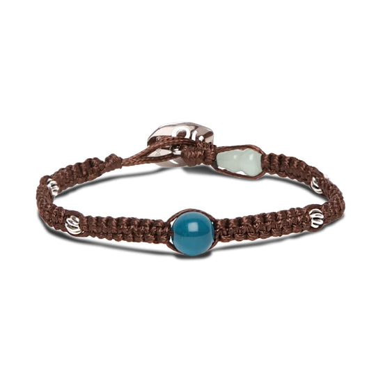 Bracciale Tamashii con Calabash in Giada e Giada verde REGOLABILE