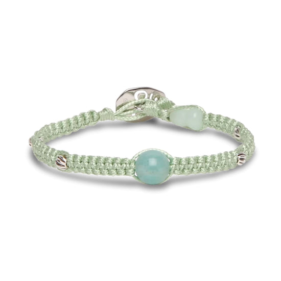 Bracciale Tamashii con Calabash in Giada e Amazzonite REGOLABILE