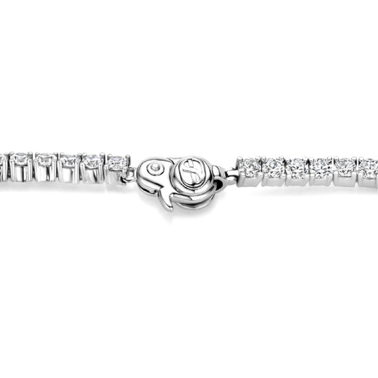 Bracciale tennis TI SENTO Milano in argento simbolo serpente 18 cm