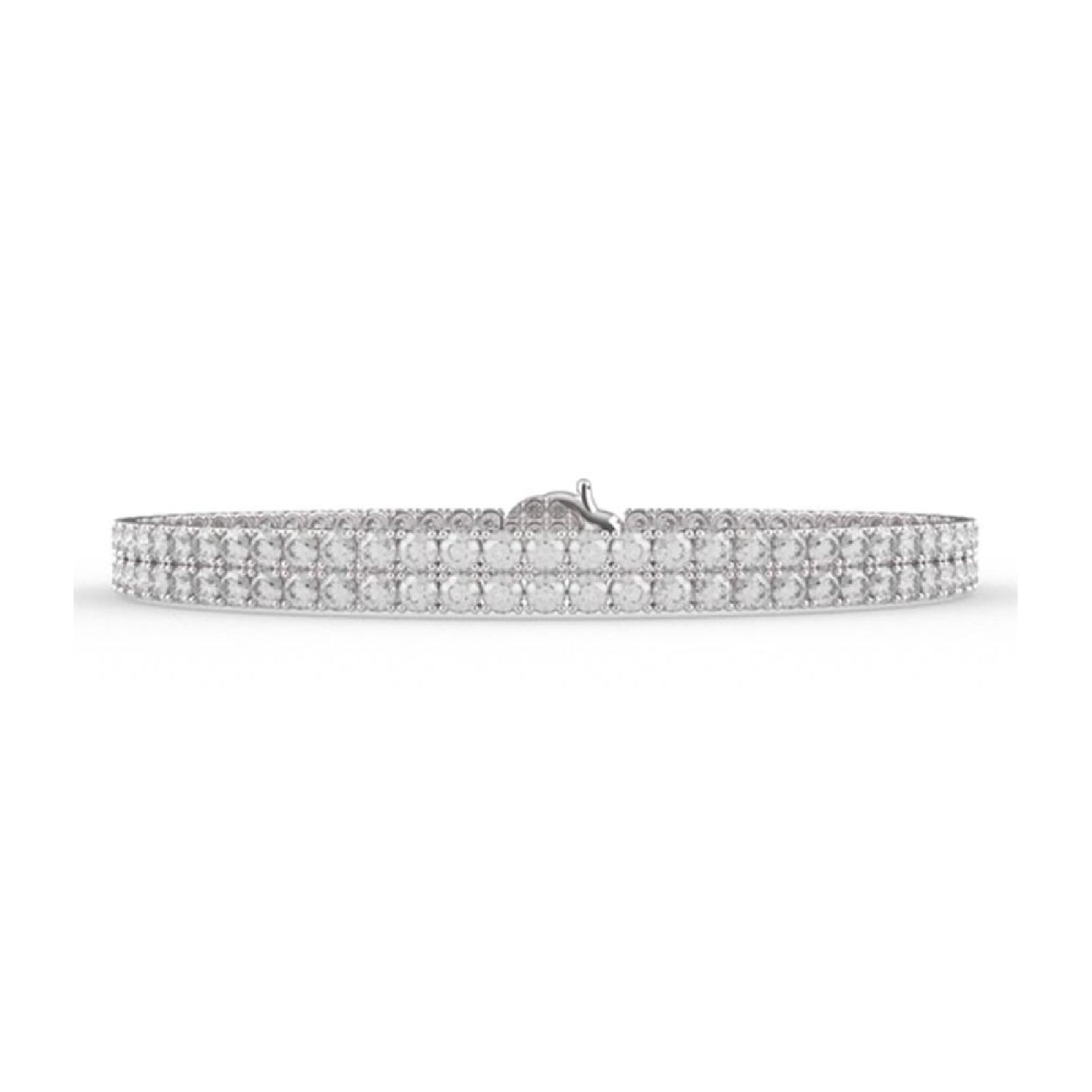 Bracciale tennis da donna TI SENTO Milano in argento doppio filo 18 cm
