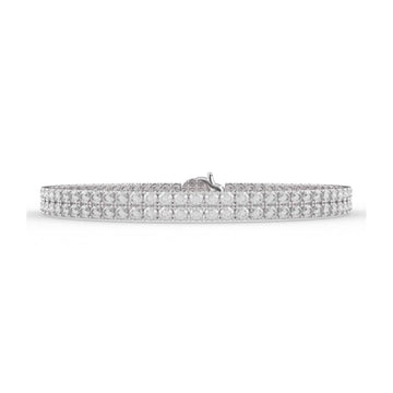 Bracciale tennis da donna TI SENTO Milano in argento doppio filo 18 cm