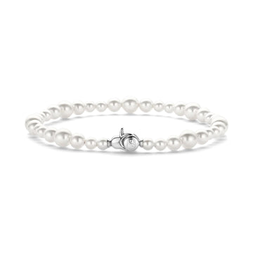 Bracciale da donna TI SENTO Milano in argento con perle 18 cm