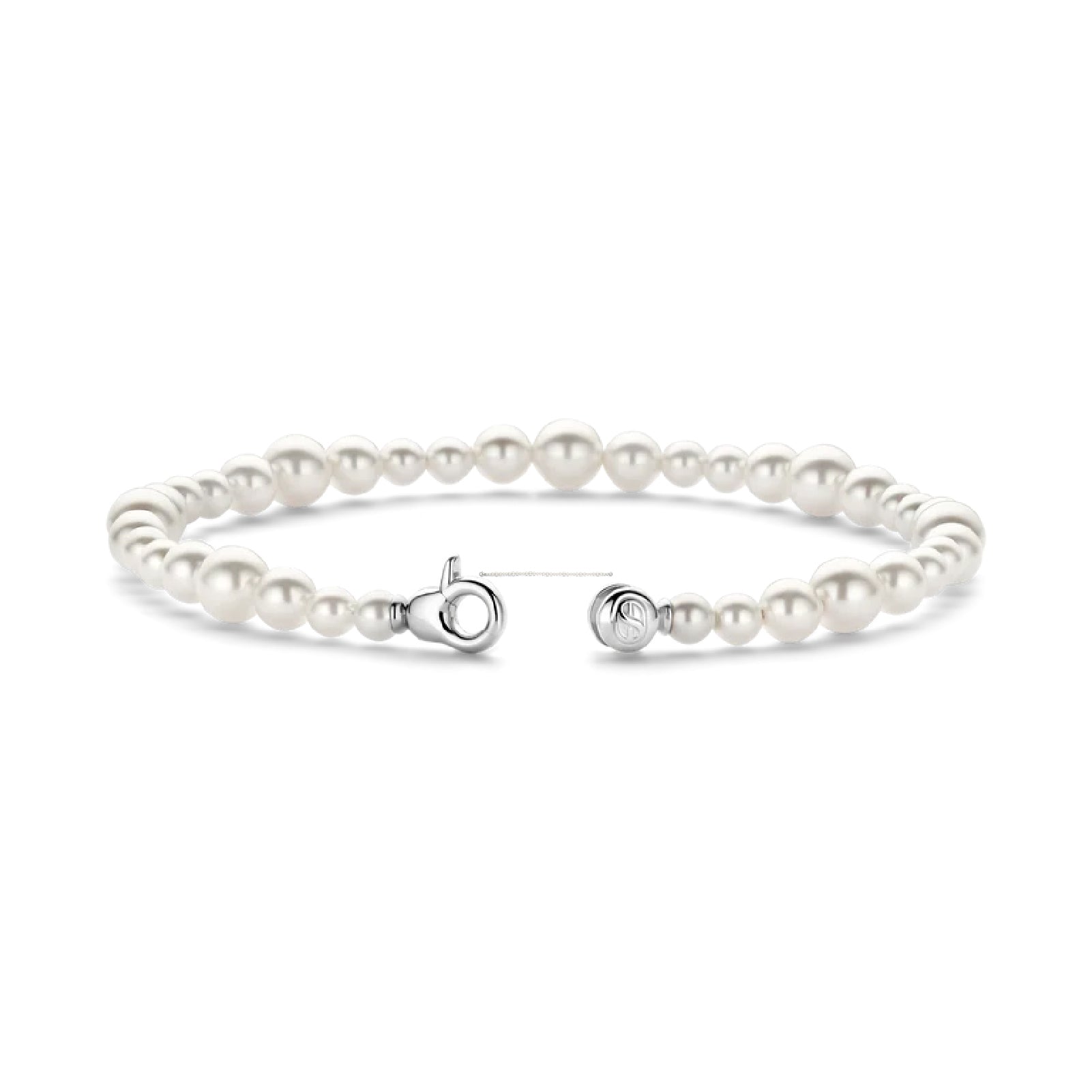 Bracciale da donna TI SENTO Milano in argento con perle 18 cm