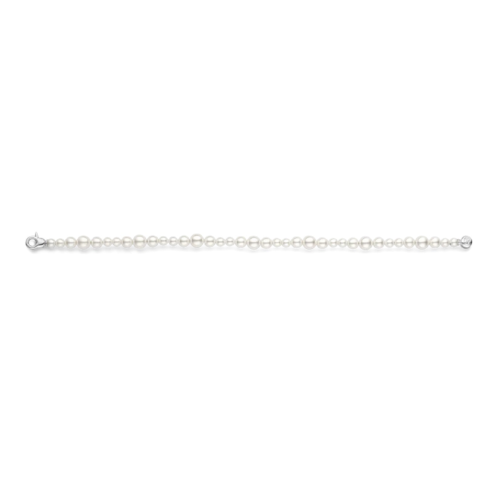 Bracciale da donna TI SENTO Milano in argento con perle 18 cm