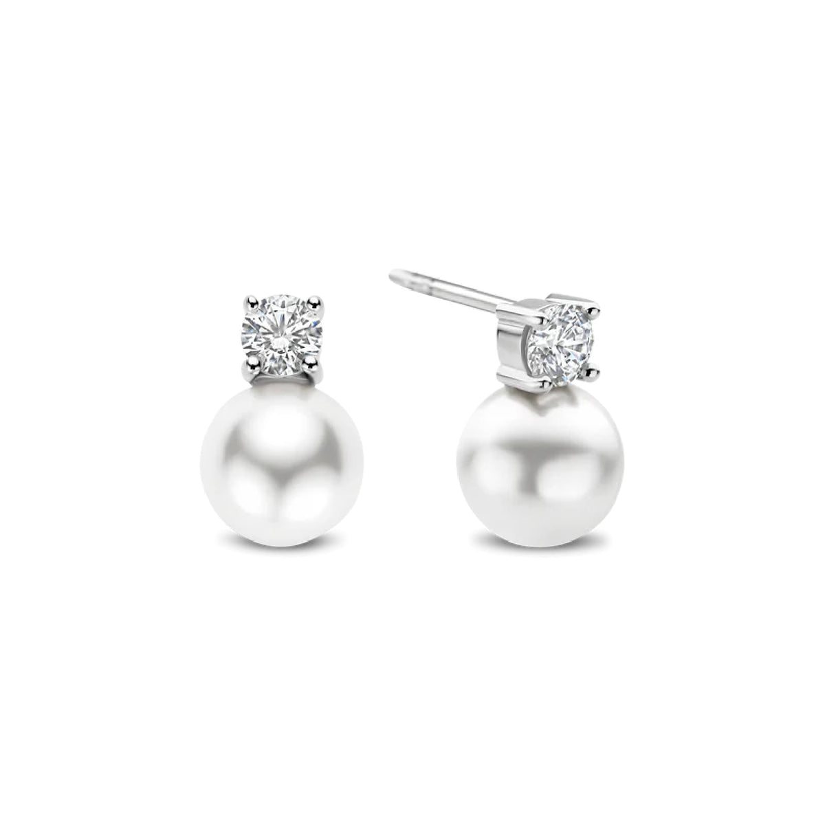 Orecchini con perle Ti Sento Milano donna