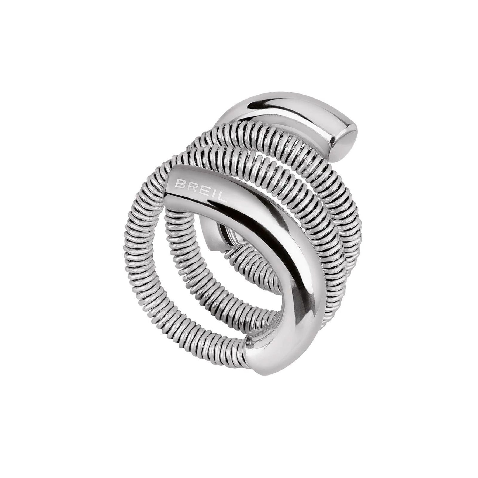 Anello Breil New Snake Steel da donna TJ2870-1