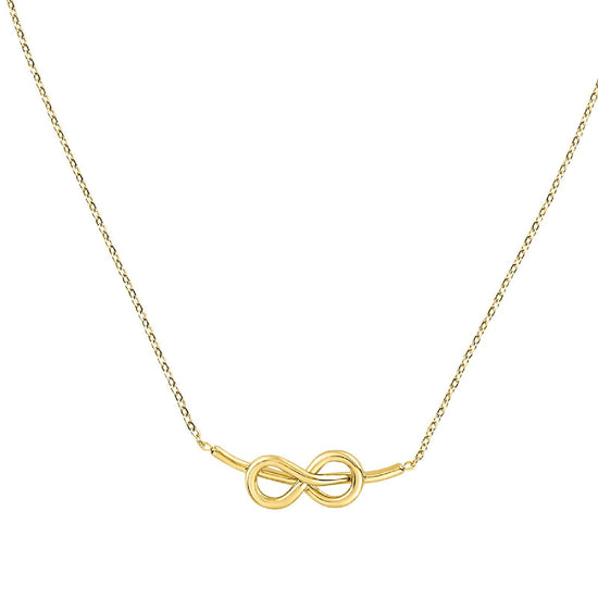 Collana donna Breil B&ME in acciaio dorato con infinito TJ3501-1