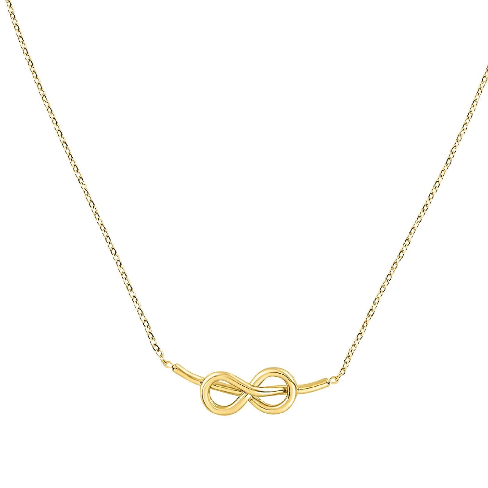 Collana donna Breil B&ME in acciaio dorato con infinito TJ3501-1