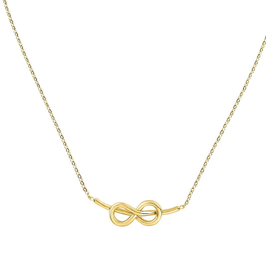 Collana donna Breil B&ME in acciaio dorato con infinito TJ3501-1