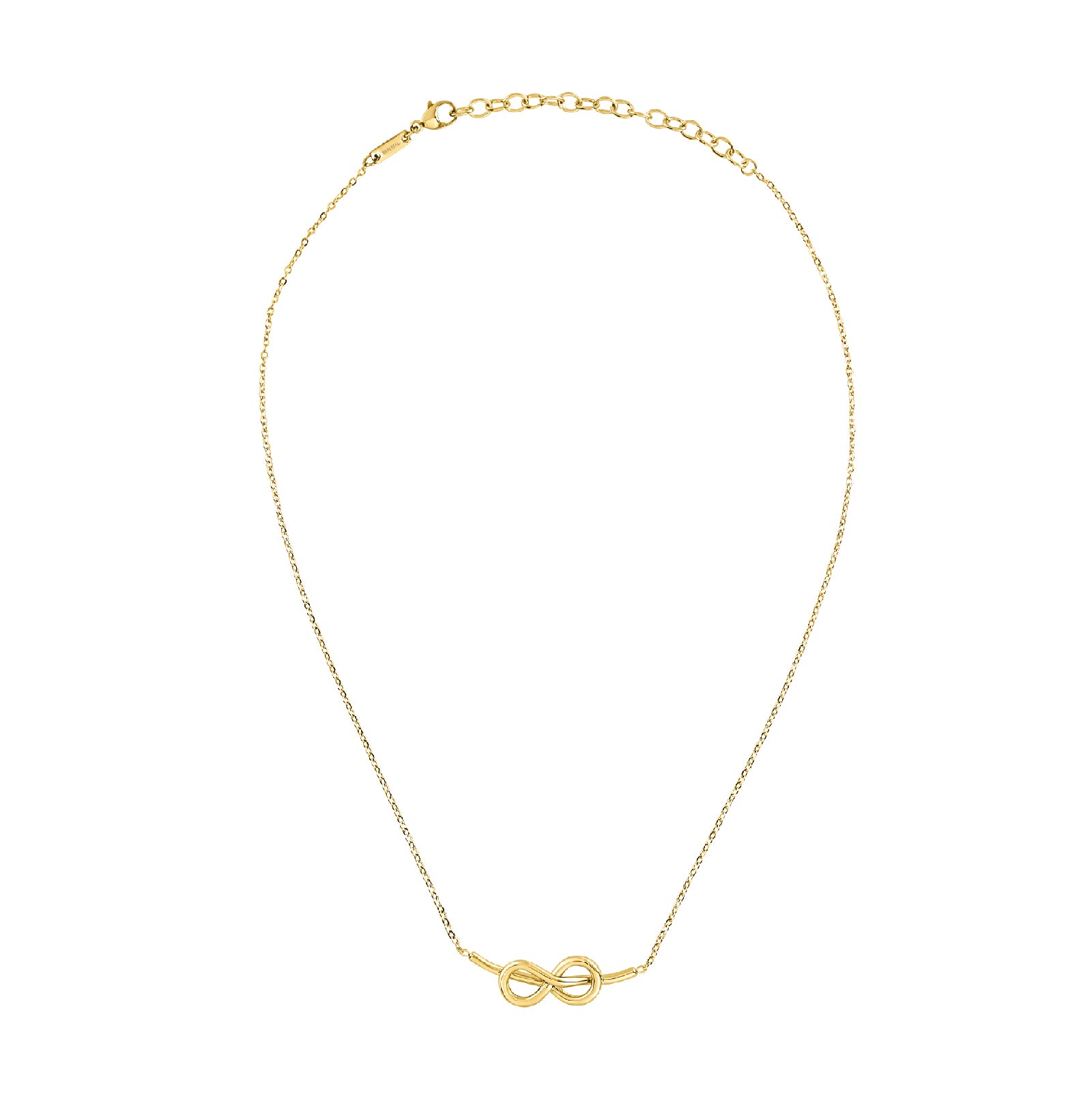 Collana donna Breil B&ME in acciaio dorato con infinito TJ3501